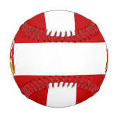 Balle De Baseball Drapeau Tonga et blason Patriotique (Dos)