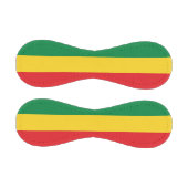 Balle De Baseball Drapeau vert, or (jaune) et rouge (Panneaux)