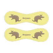 Balle De Baseball Drôle armadillo joyeux dessin animé (Panneaux)