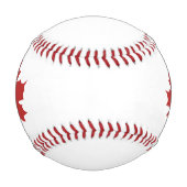 Balle De Baseball Drôle Canadien (Devant)