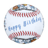 Balle De Baseball Drôle de baseball cadeau d'anniversaire avec musiq (Dos)