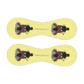 Balle De Baseball Drôle dessin animé de bison de buffle (Panneaux)