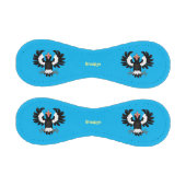 Balle De Baseball Drôle dessin animé de Magpie australienne (Panneaux)