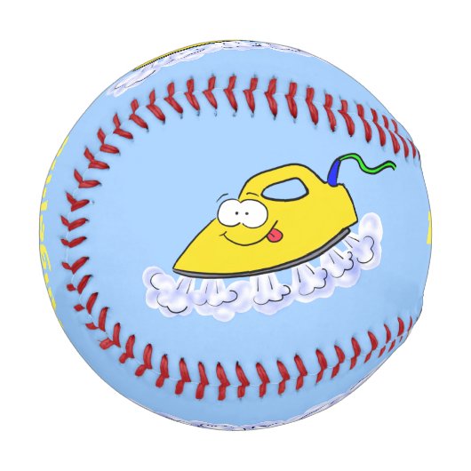 Balle De Baseball Drôle dessin animé linge de fer (Devant Gauche)