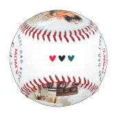 Balle De Baseball Drôle 'Maman's Best Ever Catch' Fête des pères mig (Dos)