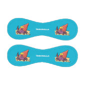 Balle De Baseball Drôle mignon caricature pourpre crabe ermite (Panneaux)