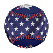 Balle De Baseball Eagle chauve, Drapeau Américain, Étoile (Dos)