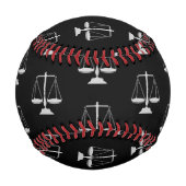 Balle De Baseball Échelles de justice Avocat Juge Paralégal (Dos)