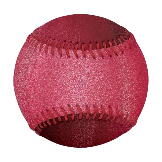 Balle De Baseball Éclats de satin rose (Dos)