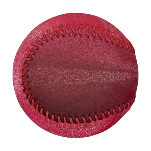 Balle De Baseball Éclats de satin rose (Devant Gauche)