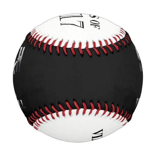 BALLE DE BASEBALL ÉCOLE MOYENNE DE SOUTH WARREN (Devant)