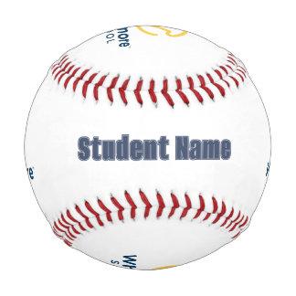 Balle De Baseball École Whitmore Personnalisé Baseball