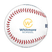 Balle De Baseball École Whitmore Personnalisé Baseball (Devant Gauche)