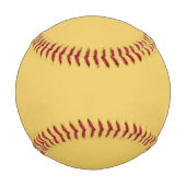 Balle De Baseball Écriture dorée personnalisée simple (Dos)