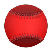 Balle De Baseball Élégant dégradé rouge (Devant)