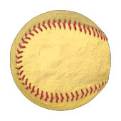 Balle De Baseball Élégant Faux Gold Foil (Devant Gauche)