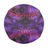 Balle De Baseball Empreinte de fourrure violette (Dos)