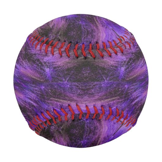 Balle De Baseball Empreinte de fourrure violette (Devant)