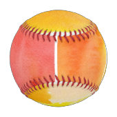 Balle De Baseball Ensemble d'aquarelle abstraite peinte à la main (Dos)