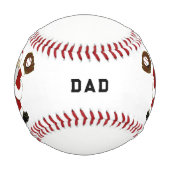 Balle De Baseball Ensemble de Noël de baseball (Devant)