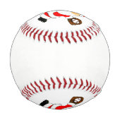 Balle De Baseball Ensemble de Noël de baseball (Dos)