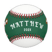 Balle De Baseball Ensemble de Noël de baseball (Devant)