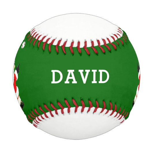 Balle De Baseball Ensemble de Noël de baseball (Devant)