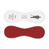 Balle De Baseball Entraîneur Champion Red Grey Personnalisé (Panneaux)