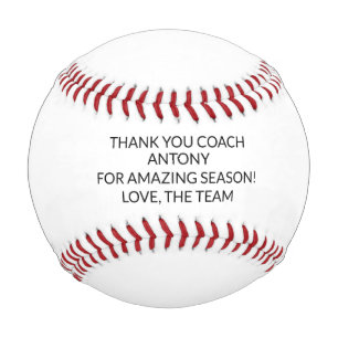 Balle De Baseball Entraîneur Merci