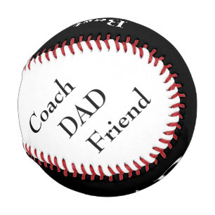 Balle De Baseball Entraîneur Papa Ami Grand Père Numéro Un