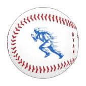 Balle De Baseball Équipe de baseball personnalisée (Devant Gauche)