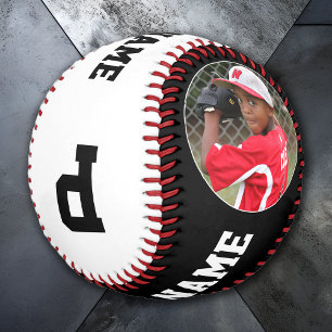 Balle De Baseball Équipe de baseball personnalisée, nom du joueur, p