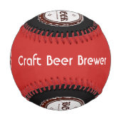 Balle De Baseball Équipe de brasseurs d'artisanat (Dos)