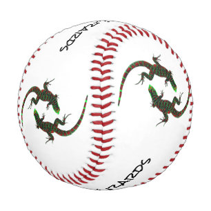 Balle De Baseball Équipe de Yin Yang Lizards