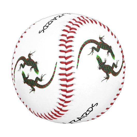 Balle De Baseball Équipe de Yin Yang Lizards (Angle)