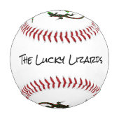 Balle De Baseball Équipe de Yin Yang Lizards (Devant)
