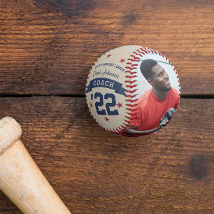 Balle De Baseball Équipe d'entraîneurs personnalisée Roster et photo