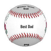 Balle De Baseball Équipe gagnante Papa (Devant)