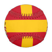 Balle De Baseball Espagne Drapeau et blason Patriotique (Dos)