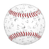 Balle De Baseball esquisse Design Quarante-neuf (Dos)