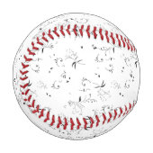 Balle De Baseball esquisse Design Quarante-neuf (Devant Gauche)