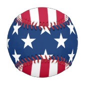 Balle De Baseball États-Unis Drapeau américain étoiles et rayures (Dos)