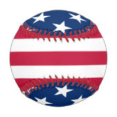 Balle De Baseball États-Unis Drapeau américain étoiles et rayures (Devant)
