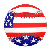 Balle De Baseball États-Unis Drapeau américain étoiles et rayures (Devant)