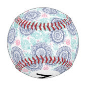 Balle De Baseball Ethnic Paisley Motif (Dos)