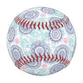 Balle De Baseball Ethnic Paisley Motif (Devant)