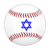 Balle De Baseball ✡︎ Étoile juive de David (Dos)