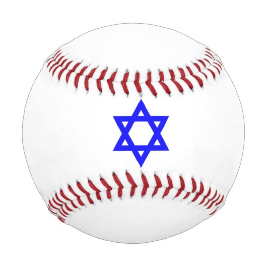 Balle De Baseball ✡︎ Étoile juive de David (Devant)
