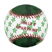 Balle De Baseball Étoiles Camo (Dos)