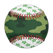 Balle De Baseball Étoiles Camo (Devant)